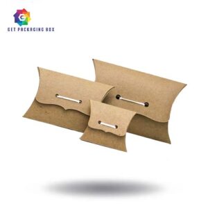 Custom Kraft Paper Pillow Boxes